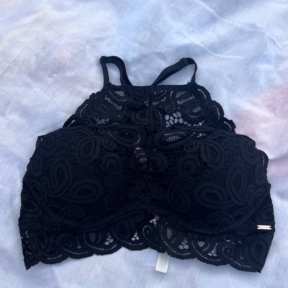 NWOT PINK High Neck Push-Up Bralette